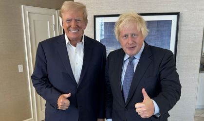 Trump se reuniu com Boris Johnson na Convenção Republicana
