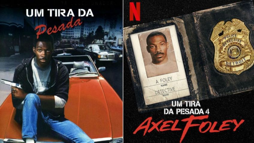 A franquia "Um Tira da Pesada" cpnta com quatro filmes / Montagem CNN