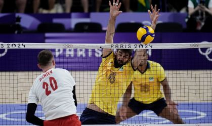 Brasil perde para a Polônia na segunda rodada do vôlei masculino