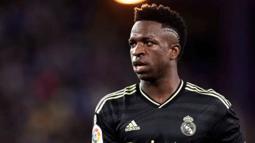 Vini Jr. em duelo em LaLiga