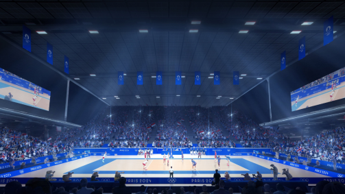 South Paris Arena será a casa do vôlei na Olimpíada