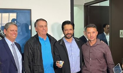 Tarcísio de Freitas, Jair Bolsonaro, Ricardo Nunes e Mello Araújo