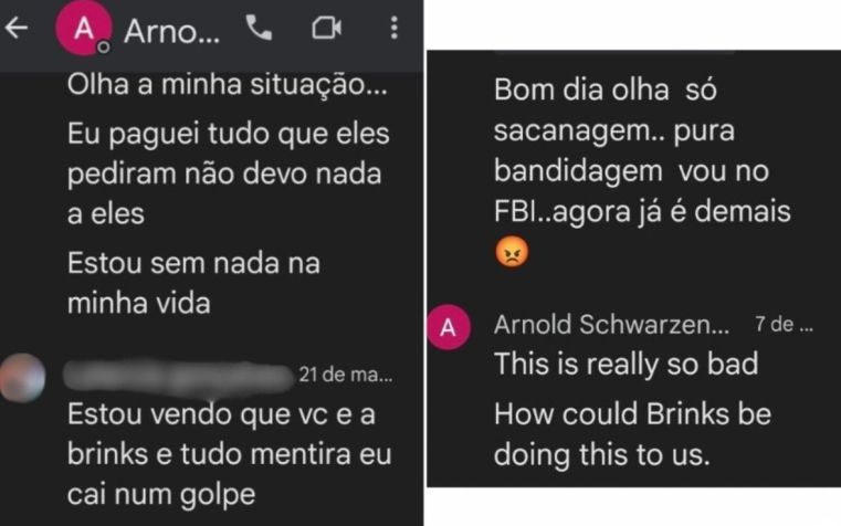 Mulher diz ter caído em golpe / Reprodução