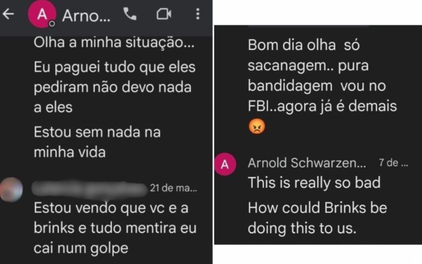 Mulher diz ter caído em golpe / Reprodução