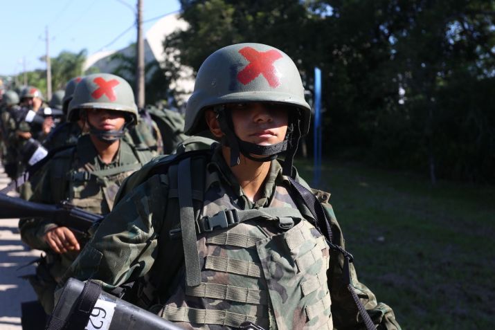 Treinamento militar da Marinha do Brasil / Marinha/Divulgação