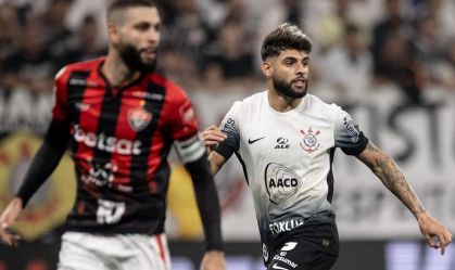Yuri Alberto durante o jogo Corinthians x Vitória