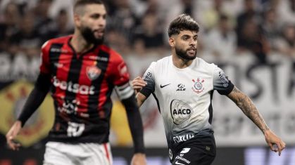 Yuri Alberto durante o jogo Corinthians x Vitória