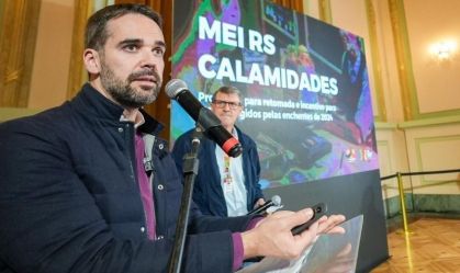 O governador do Rio Grande do Sul, Eduardo Leite