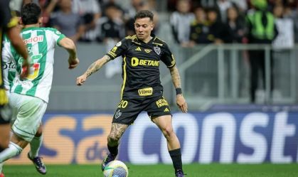 Bernard celebra reestreia pelo Atlético-MG mesmo com "gosto amargo" por empate