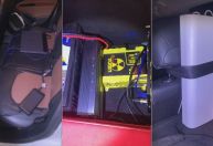 Carro do golpe: veja equipamentos encontrados em veículo para interceptar sinal de celulares