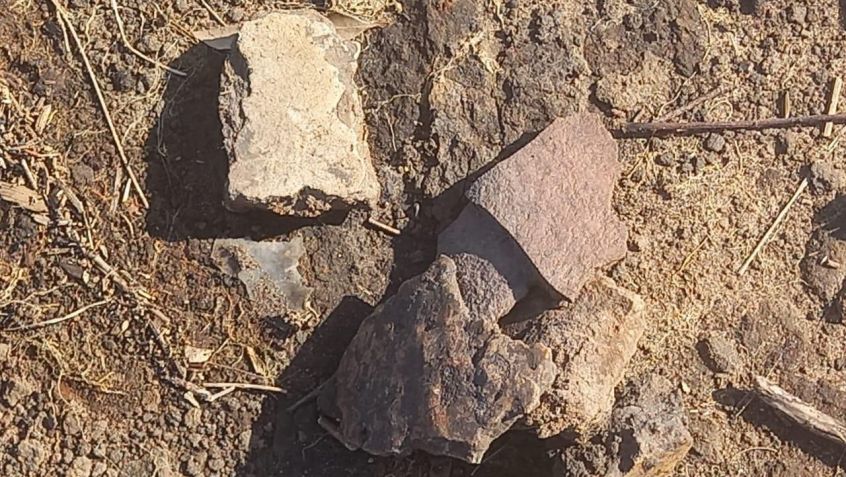 Objetos de sítio arqueológico encontrados no Rio Grande do Sul / Arquivo pessoal/João Heitor Silva Macedo