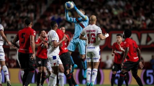 Jogadores de Atlético-GO e Bahia pela Série A