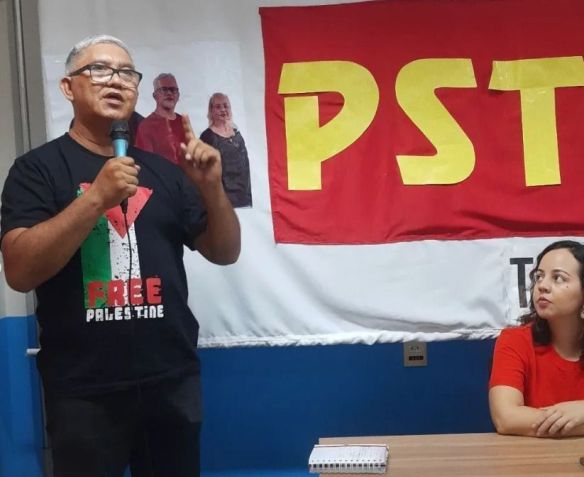 O candidato a prefeito de Manaus Gilberto Vasconcelos (PSTU) / Divulgação/Redes sociais
