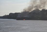 Sobe para 5 o número de mortos em incêndio de embarcação no Amazonas