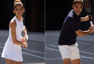 "Rivais 2"? Zendaya e Roger Federer jogam partida de tênis em nova campanha