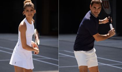 "Rivais 2"? Zendaya e Roger Federer jogam partida de tênis em nova campanha