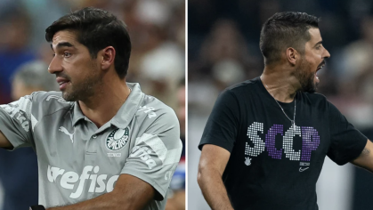 Abel Ferreira (à esq.) e António Oliveira (à dir.)