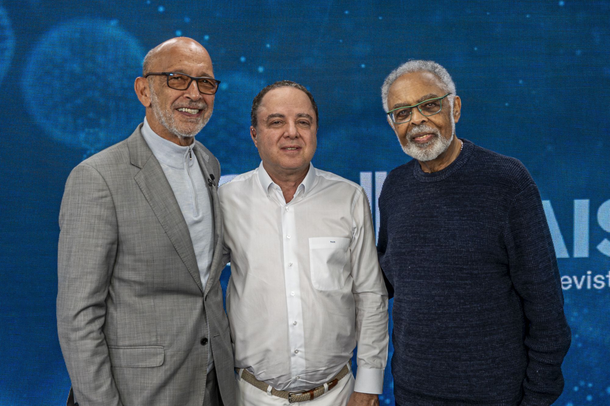 O médico Alexandre Kalache também participa da conversa com Roberto Kalil e Gilberto Gil / CNN