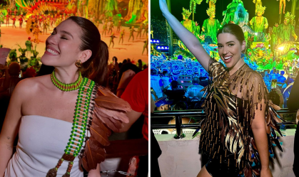 Ana Clara e Vivian Amorim declaram torcida no Festival de Parintins 2024
