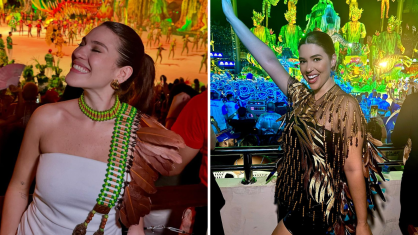Ana Clara e Vivian Amorim declaram torcida no Festival de Parintins 2024
