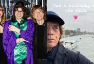 Luciana Gimenez e filho homenageiam Mick Jagger com fotos em família