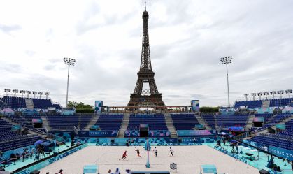 Como é jogar vôlei em frente à Torre Eiffel? Campeão olímpico mostra em “POV”