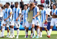 Paris 2024: Argentina bate o Iraque e vence a primeira no futebol masculino