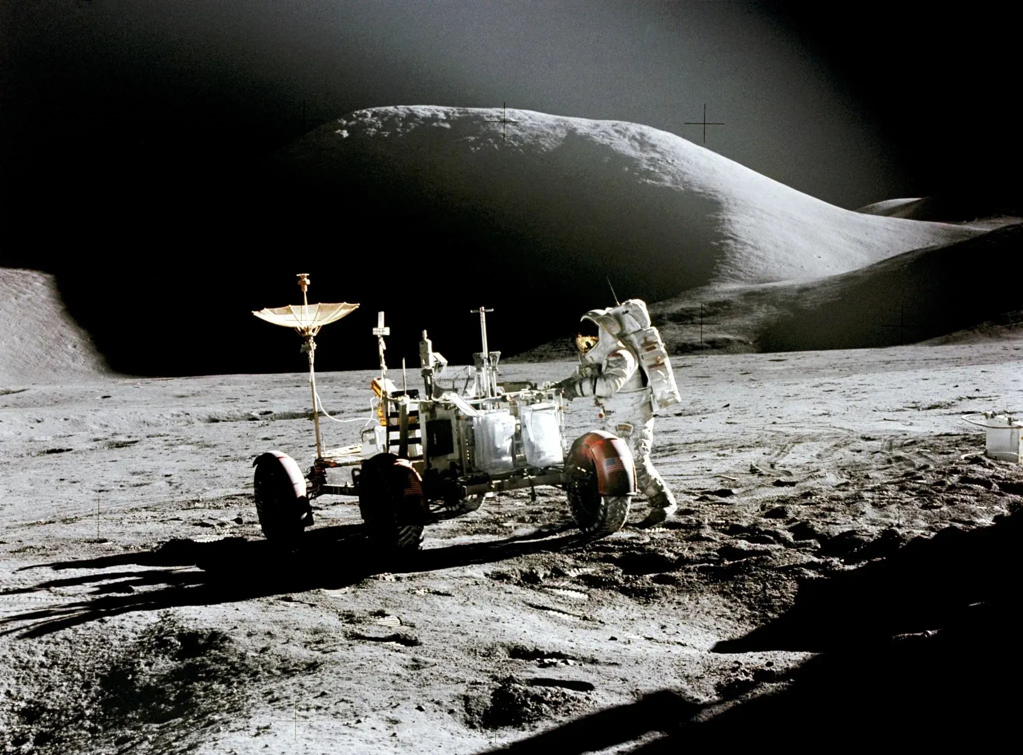 astronauta na lua apollo