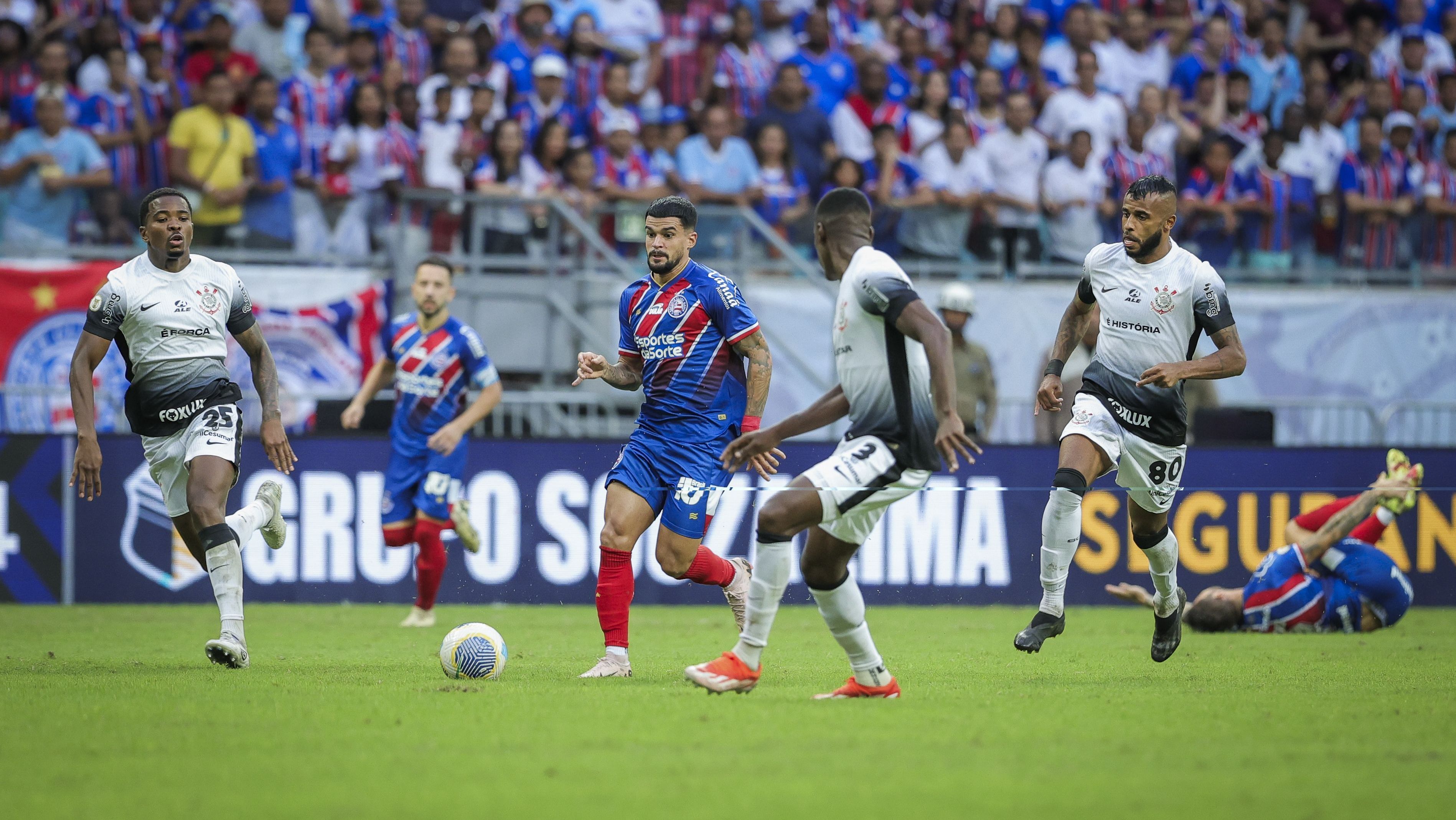 Bahia x Corinthians na Arena Fonte Nova