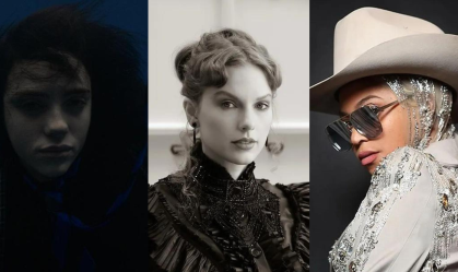 Billie Eilish, Taylor Swift e Beyoncé lançaram álbuns no primeiro semestre de 2024