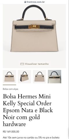 Modelo similar ao de Virginia está disponível por R$ 169 mil em site / Reprodução