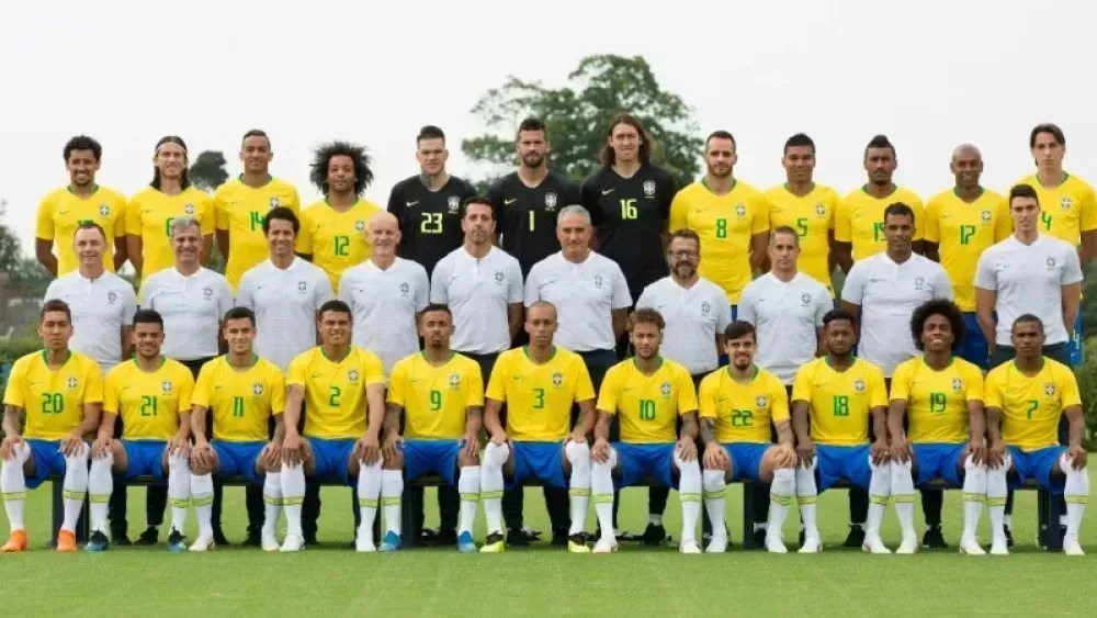 Seleção Brasileira que defendeu o Brasil na Copa do Mundo de 2018