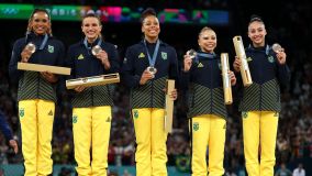 Equipe de ginástica artística faturou o bronze inédito