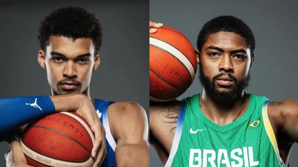 França e Brasil se enfrentam no basquete masculino