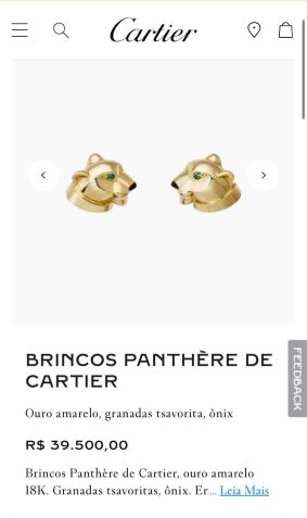 Par de brincos escolhido por Zé Felipe custa R$ 39.500,00 / Reprodução