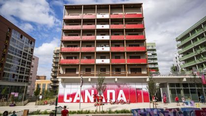 Prédio do Canadá na Vila Olímpica de Paris 2024