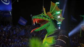 Alegoria do Caprichoso na terceira noite do Festival de Parintins