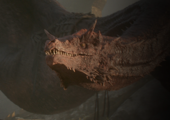 Dragão Caraxes, de "A Casa do Dragão" / Foto: HBO