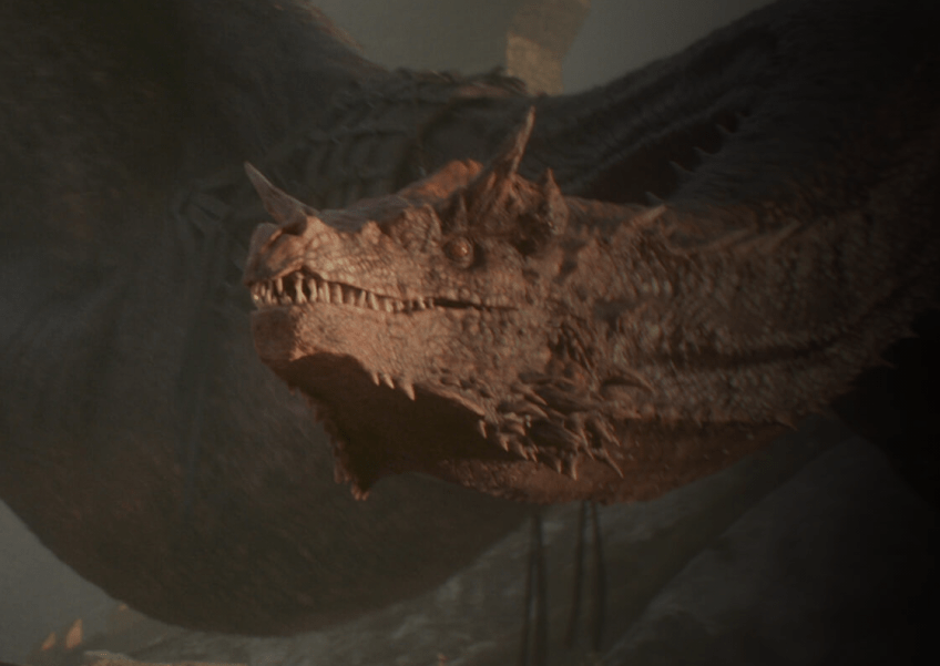 Dragão Caraxes, de "A Casa do Dragão" / Foto: HBO