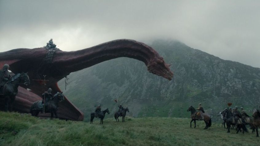 Dragão Caraxes, de "A Casa do Dragão" / Cortesia da HBO