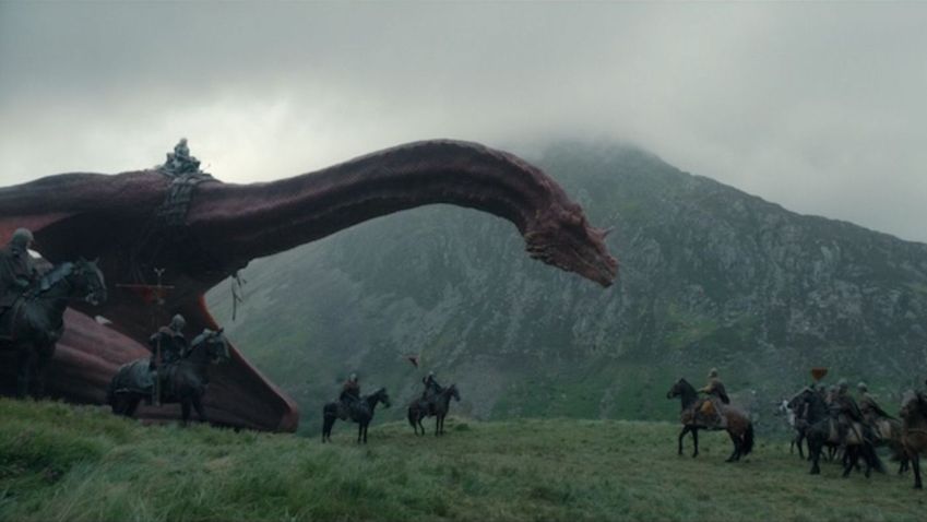 Dragão Caraxes, de "A Casa do Dragão" / Cortesia da HBO