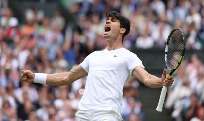Carlos Alcaraz em Wimbledon