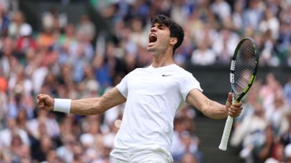 Carlos Alcaraz em Wimbledon