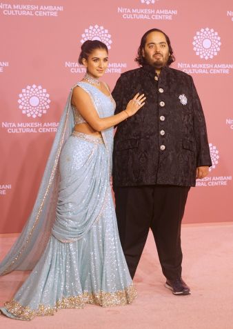 Radhika Merchant e Anant Ambani / Prodip Guha/Getty Images