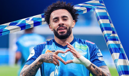 Claudinho, jogador do Zenit-RUS