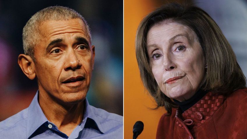 Barack Obama e Nancy Pelosi / Getty Images via CNN Newsource
