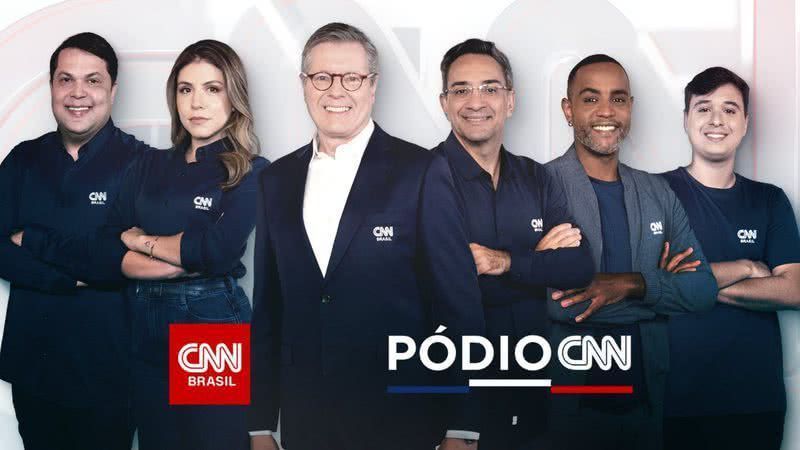 Uniformes da CNN Brasil para a cobertura de Paris 2024