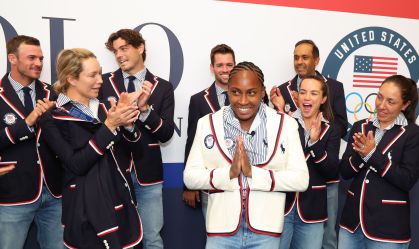 Coco Gauff ainda não acredita que será porta-bandeira com LeBron James