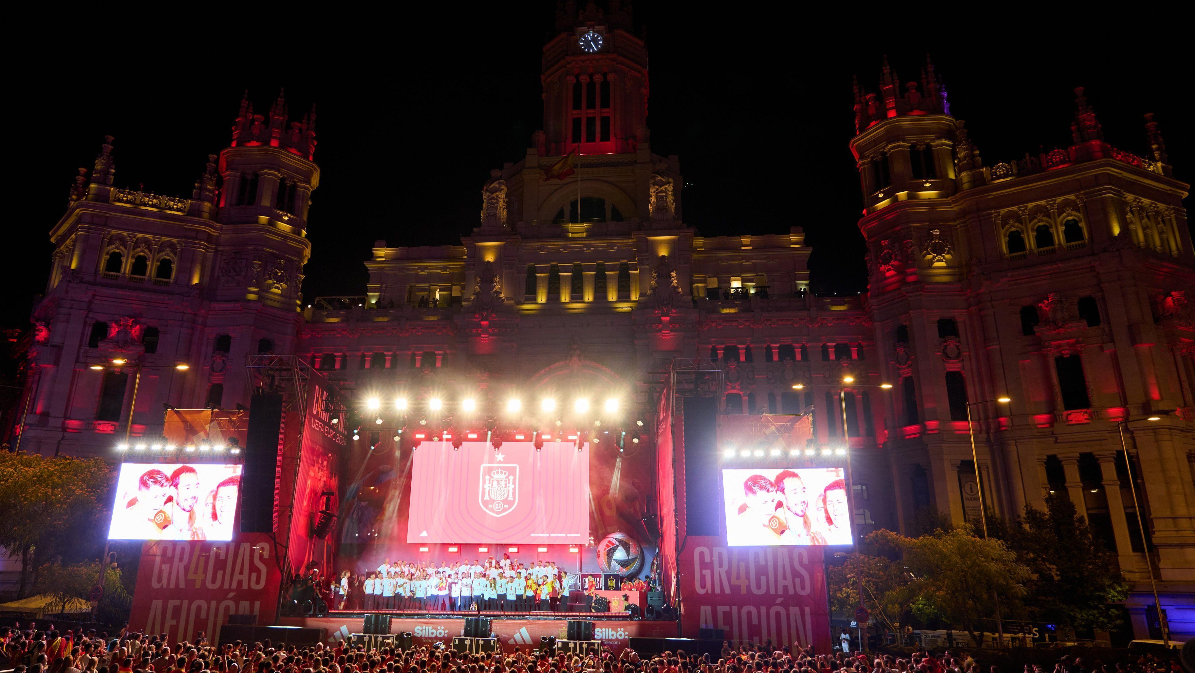 Espanha celebra título europeu