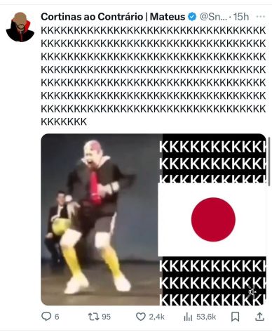 Brasileiros responderam provocação feita por Kanoa em 2021 / Reprodução/X